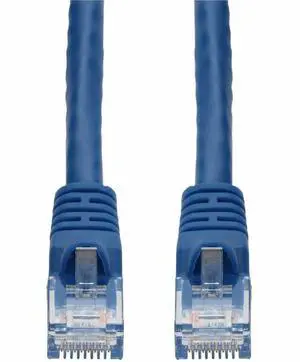 AddOn 12ft Blue CAT 6A PVC Ethernet Cable Snagless Bubble Boot RJ-45 M/M