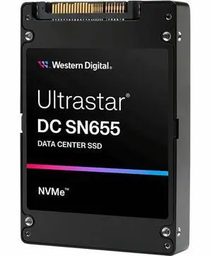 WD Ultrastar DC SN655 15.36TB ISE NVMe PCIe Solid State Drive 0TS2463