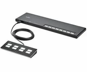Belkin 8-Port Single Head Base Modular Secure KVM Switch PP4.0 W/Remote F1DN108MODBA4