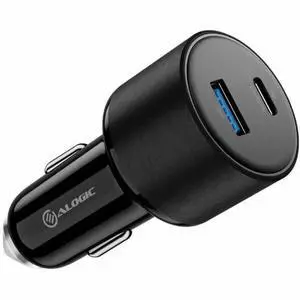 Alogic Rapid Power 100W Car Charger with 1 X USB-C Port & 1 X USB-A Port CRCA100
