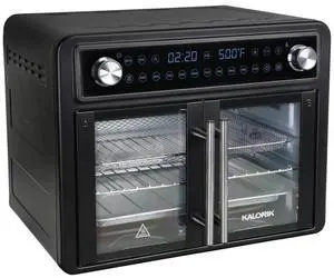 Kalorik MAXX 26 Quart Flex Sync Air Fryer Oven with 14 Accessories - Black