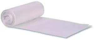 Low-Density Waste Can Liners 32 gal 0.9 mil 33 x 44 Clear Perforated Roll 5 Bags/Roll 20 Rolls/Carton H6644TCKR01