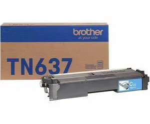 Brother TN637C Original Ultra High Yield Laser Toner Cartridge Cyan Pack