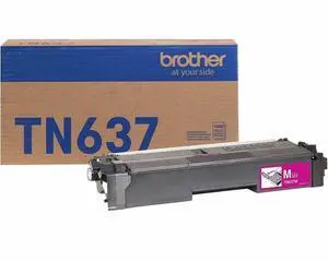 Brother TN637M Original Ultra High Yield Laser Toner Cartridge Magenta Pack