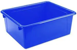 Storage Tray Deep 2.81 gal 10.65" x 13.17" x 5.2" Assorted Bright 5/Pack 62530U05C