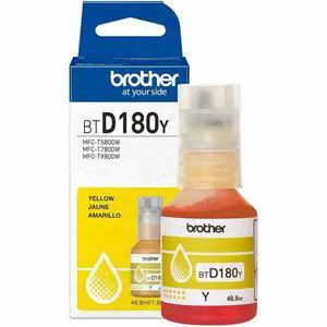 Brother Genuine BTD180Y High Yield Yellow Ink Bottle for 580, 780, 980 Printers