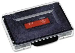 T5460 Professional Replacement Ink Pad for Trodat Custom Self-Inking Stamps 1.38" x 2.38" Blue/Red P5460BR