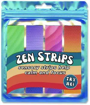 Bumpy Gradient Zen Strips Ages 6 and Up Assorted Colors 4/Pack TPG854