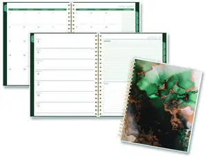 Cambridge 2026 Planner, Weekly & Monthly, 8-1/2" x 11", Large, Emerald Isle