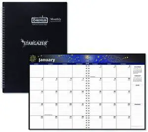 Recycled Stargazer Monthly Planner Stargazer Artwork 11 x 7 Black Cover 13-Month Dec to Dec: 2026 21602