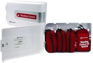SmartCompliance Complete Bleeding Control Station Deluxe Pro 64 Pieces Plastic Case 91143