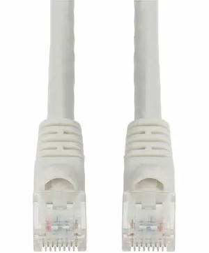AddOn 300ft White CAT 6A PVC Ethernet Cable Snagless Bubble Boot RJ-45 M/M