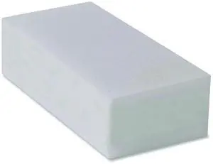 Melamine Block Erasing Sponge 4.75" x 2.65" 1.12" Thick White 24/Carton 551024