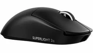 Logitech G PRO X SUPERLIGHT 2c wireless gaming mouse 51 g pro-grade compact mouse with 5 programmable buttons USB-C charging 44K DPI sensor up to 8 kHz polling for PC/Mac Black 910007518