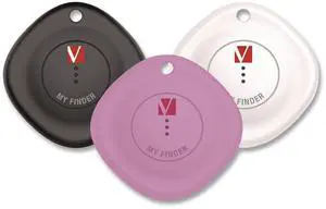My Finder Bluetooth Tracker for Apple iOS Black/Purple/White 3/Pack 32132 My Finder Bluetooth Tracker for Apple iOS Black/Purple/White 3/Pack 32132