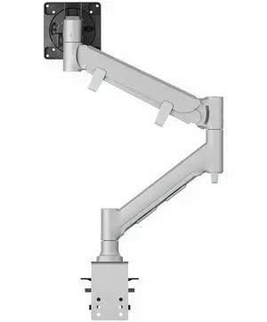 Atdec FORTIS Mounting Arm for Monitor Flat Panel Display Curved Screen Display Silver Landscape/Portrait