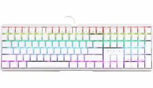 CHERRY MX 3.0S Wired RGB Keyboard MX RED SWITCH  For Office And Gaming White
