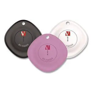My Finder Bluetooth Tracker for Apple iOS Black/Purple/White 3/Pack 32132