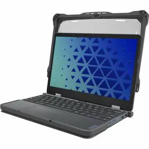 MAXCases Extreme Shell-F2 Slide Case for Lenovo 500e/500w G4 Chromebook 2:1 12" Modified Grey/Clear Replacement For LN-ESF-500E-G4-GRY LNESF2500EG4M