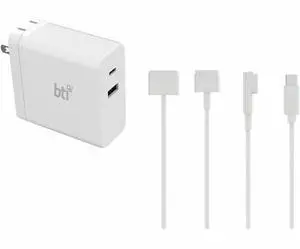 BTI 100WUSBC-MAG4T-BTI 100W AC ADAPTER FOR VARIOUS APPLE MACBOOK MACBOOK AIR MACBOOK PRO IPAD AIR IPAD PRO IPAD IPHONE AIRPODS MAGSAFE 1 2 3; USB-C BTI 100WUSBC-MAG4T-BTI 100W AC ADAPTER FOR VARIOUS APPLE MACBOOK MACBOOK AIR MACBOOK PRO IPAD AIR IPAD PRO IPAD IPHONE AIRPODS MAGSAFE 1 2 3; USB-C