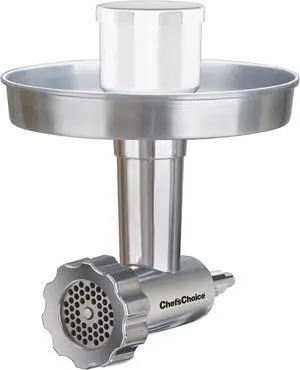 Chef?sChoice 796 Premium Food Grinder Attachment Designed to fit KitchenAid Stand Mixers, Silver,2 piece set Chef?sChoice 796 Premium Food Grinder Attachment Designed to fit KitchenAid Stand Mixers, Silver,2 piece set