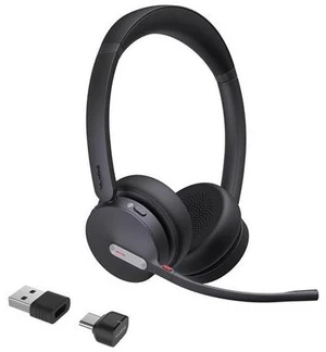 Yealink BH70 Dual Wireless Bluetooth Headset Mic Teams Certified USB-C/A Yealink BH70 Dual Wireless Bluetooth Headset Mic Teams Certified USB-C/A