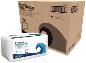1/4-Fold Lunch Napkins 1-Ply 12 x 12 White 500/Pack 4514 1/4-Fold Lunch Napkins 1-Ply 12 x 12 White 500/Pack 4514