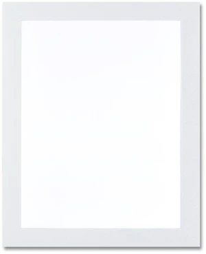 Self Adhesive Sign Holders 8.5 x 11 Insert Clear with White Border 2/Pack 68776W Self Adhesive Sign Holders 8.5 x 11 Insert Clear with White Border 2/Pack 68776W