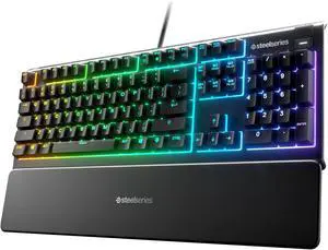SteelSeries Apex 3 Water Resistant RGB Gaming Keyboard SteelSeries Apex 3 Water Resistant RGB Gaming Keyboard