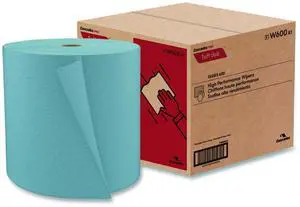Cascades W600 Tuff-Job Spunlace Towels, Blue - Jumbo Roll - 12 x 13 - 955 sheets/Roll Cascades W600 Tuff-Job Spunlace Towels, Blue - Jumbo Roll - 12 x 13 - 955 sheets/Roll