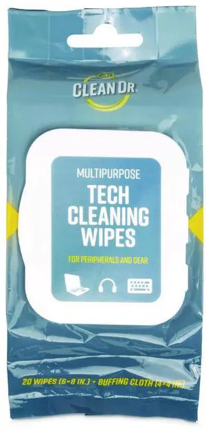 ScreenDr Device and Screen Cleaning Wipes 6.88" x 3.9" Unscented White/Gray 20/Pack 32566 ScreenDr Device and Screen Cleaning Wipes 6.88" x 3.9" Unscented White/Gray 20/Pack 32566