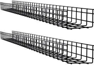 Tripp Lite Wire Mesh Cable Tray 150x100x1500mm 2-Pack SRWB6410X2STR Tripp Lite Wire Mesh Cable Tray 150x100x1500mm 2-Pack SRWB6410X2STR