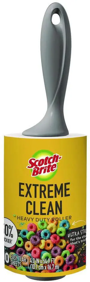 Extreme Clean Lint Roller 100 Sheets/Roll 7100278620 Extreme Clean Lint Roller 100 Sheets/Roll 7100278620