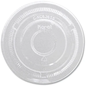 PET Lids No Hole Flat Lid 12 oz to 24 oz Cold Cups Plastic Clear 1000/Carton CKC626TSNH PET Lids No Hole Flat Lid 12 oz to 24 oz Cold Cups Plastic Clear 1000/Carton CKC626TSNH