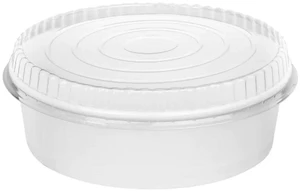 Plastic Lid for Food Bucket for 48 oz Buckets Clear Plastic 270/Carton FPPSBL203OPS Plastic Lid for Food Bucket for 48 oz Buckets Clear Plastic 270/Carton FPPSBL203OPS