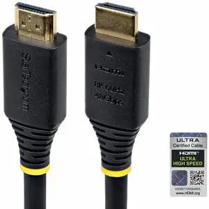 StarTech 15ft 4.6m Certified Ultra High Speed HDMI Cable 8K 60Hz/4K 120Hz HDMI 2.1 Cable with HDR10+ / eARC 48Gbps 8K HDMI Cord StarTech 15ft 4.6m Certified Ultra High Speed HDMI Cable 8K 60Hz/4K 120Hz HDMI 2.1 Cable with HDR10+ / eARC 48Gbps 8K HDMI Cord