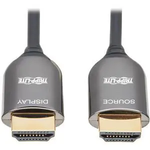 Tripp Lite 25m 8K HDMI Plenum-Rated Fiber Active Optical Cable Black P568F25M8K6 Tripp Lite 25m 8K HDMI Plenum-Rated Fiber Active Optical Cable Black P568F25M8K6