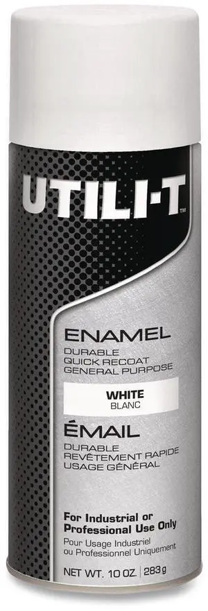 UTILI-T Spray Paint White 10 oz Aerosol Can 6/Carton 387395 UTILI-T Spray Paint White 10 oz Aerosol Can 6/Carton 387395