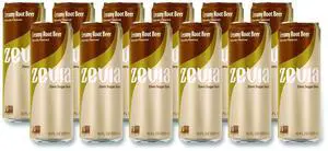 Zero Sugar Naturally Sweetened Soda Creamy Root Beer 12 oz Can 12/Carton 0190512 Zero Sugar Naturally Sweetened Soda Creamy Root Beer 12 oz Can 12/Carton 0190512