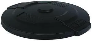 Utility Trash Can Lid for 32 gal Trash Can 22.22" Diameter x 3" Black TCU32GLIDD Utility Trash Can Lid for 32 gal Trash Can 22.22" Diameter x 3" Black TCU32GLIDD