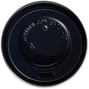 Hot Cup Lids Fits 4 oz Hot Cups Plastic Black 1000/Carton BWKHOTBL4 Hot Cup Lids Fits 4 oz Hot Cups Plastic Black 1000/Carton BWKHOTBL4