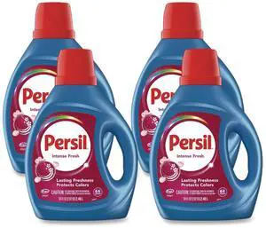 Persil Intense Fresh Liquid Laundry Detergent, 64 Loads, 84 oz Bottle, 4/Carton Persil Intense Fresh Liquid Laundry Detergent, 64 Loads, 84 oz Bottle, 4/Carton