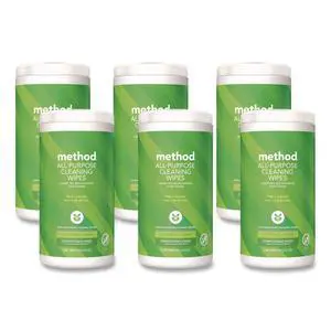 All Purpose Cleaning Wipes 1 Ply Lime and Sea Salt White 70/Canister 6/Carton 338525 All Purpose Cleaning Wipes 1 Ply Lime and Sea Salt White 70/Canister 6/Carton 338525