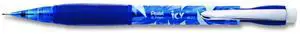 Icy Mechanical Pencil 0.7 mm HB #2 Black Lead Transparent Blue Barrel Dozen AL27TC Icy Mechanical Pencil 0.7 mm HB #2 Black Lead Transparent Blue Barrel Dozen AL27TC