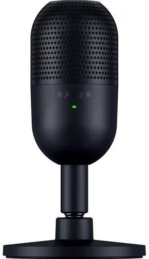 Razer Seiren V3 Mini USB Microphone: Condenser Mic - Supercardioid Pickup Pattern - Tap-to-Mute Sensor with LED Indicator Razer Seiren V3 Mini USB Microphone: Condenser Mic - Supercardioid Pickup Pattern - Tap-to-Mute Sensor with LED Indicator