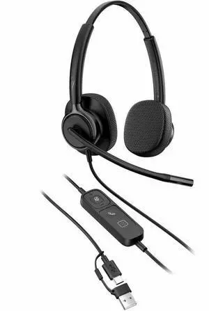 Poly Mission 425 Binaural Wired USB Headset C01B6A6AC3 Poly Mission 425 Binaural Wired USB Headset C01B6A6AC3