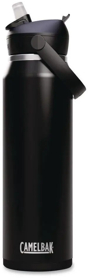 Thrive FlipStraw Stainless Steel Vacuum Insulated Water Bottle 32 oz Black 2855001001 Thrive FlipStraw Stainless Steel Vacuum Insulated Water Bottle 32 oz Black 2855001001