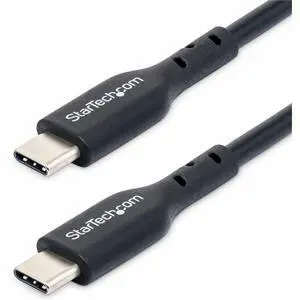 StarTech 3ft 0.9m USB-C Charging Cable 2-Pack USB 2.0 Type-C Laptop Charger Cord 60W Power Delivery TPE Jacket Data Transfer Cable StarTech 3ft 0.9m USB-C Charging Cable 2-Pack USB 2.0 Type-C Laptop Charger Cord 60W Power Delivery TPE Jacket Data Transfer Cable