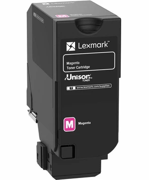 Lexmark Unison Original Extra High Yield Laser Toner Cartridge - Return Program - Magenta - 1 Pack - 12500 Pages - 71C0XMG Lexmark Unison Original Extra High Yield Laser Toner Cartridge - Return Program - Magenta - 1 Pack - 12500 Pages - 71C0XMG