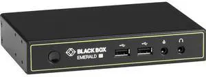 Black Box KVM-over-IP Receiver Dual-Monitor DVI-D USB 2.0 Audio RJ45 EMD2002SER Black Box KVM-over-IP Receiver Dual-Monitor DVI-D USB 2.0 Audio RJ45 EMD2002SER